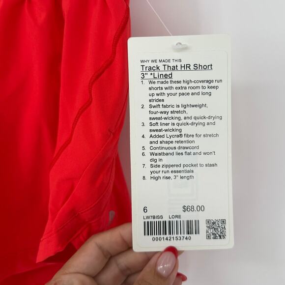 Lululemon Track That HR Short 3” Lined - Picture 3 of 5